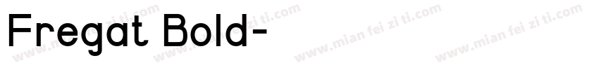 Fregat Bold字体转换